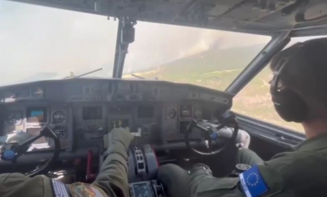 Στην Ισπανία τα ελληνικά πυροσβεστικά CL-415 για τη μάχη με τις δασικές πυρκαγιές &#8211; Δείτε βίντεο και φωτογραφίες