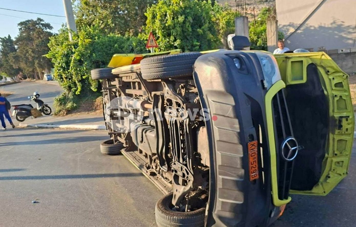 Πώς έγινε το θανατηοφόρο τροχαίο με το ασθενοφόρο στα Χανιά &#8211; Διασώστης έκανε ΚΑΡΠΑ τη στιγμή της σύγκρουσης