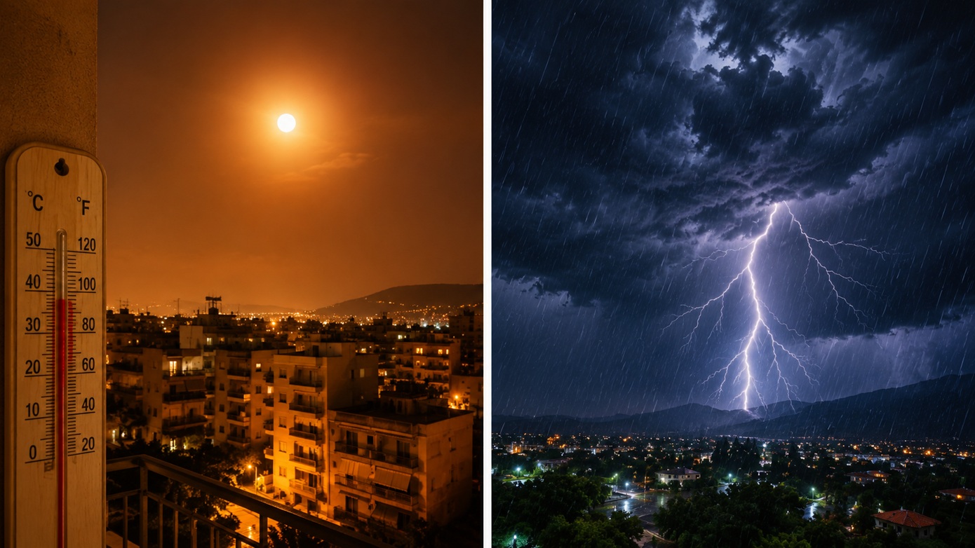 Έρχονται δύσκολες νύχτες εξαιτίας της ζέστης &#8211; Από πότε αναμένεται επιδείνωση του καιρού με πτώση της θερμοκρασίας