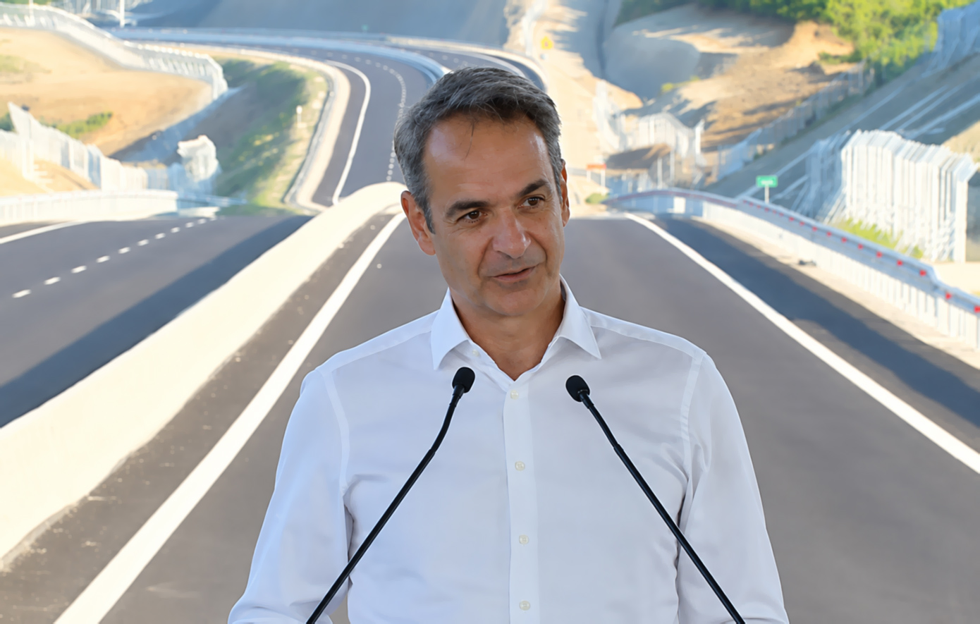 Ε65: Παραδίδεται το τελευταίο κομμάτι του αυτοκινητοδρόμου – Live η ομιλία του Κυριάκου Μητσοτάκη