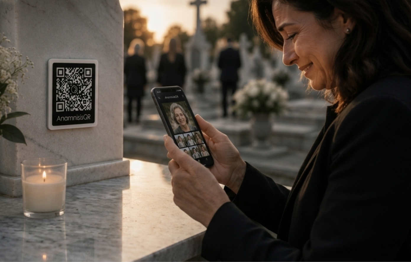 QR code στoυς τάφους: Μία πλατφόρμα για τις οικογένειες όσων έφυγαν από τη ζωή