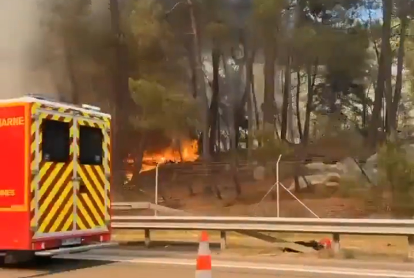 Μεγάλη πυρκαγιά ξέσπασε στο δάσος του Φοντενεμπλό, κοντά στο Παρίσι