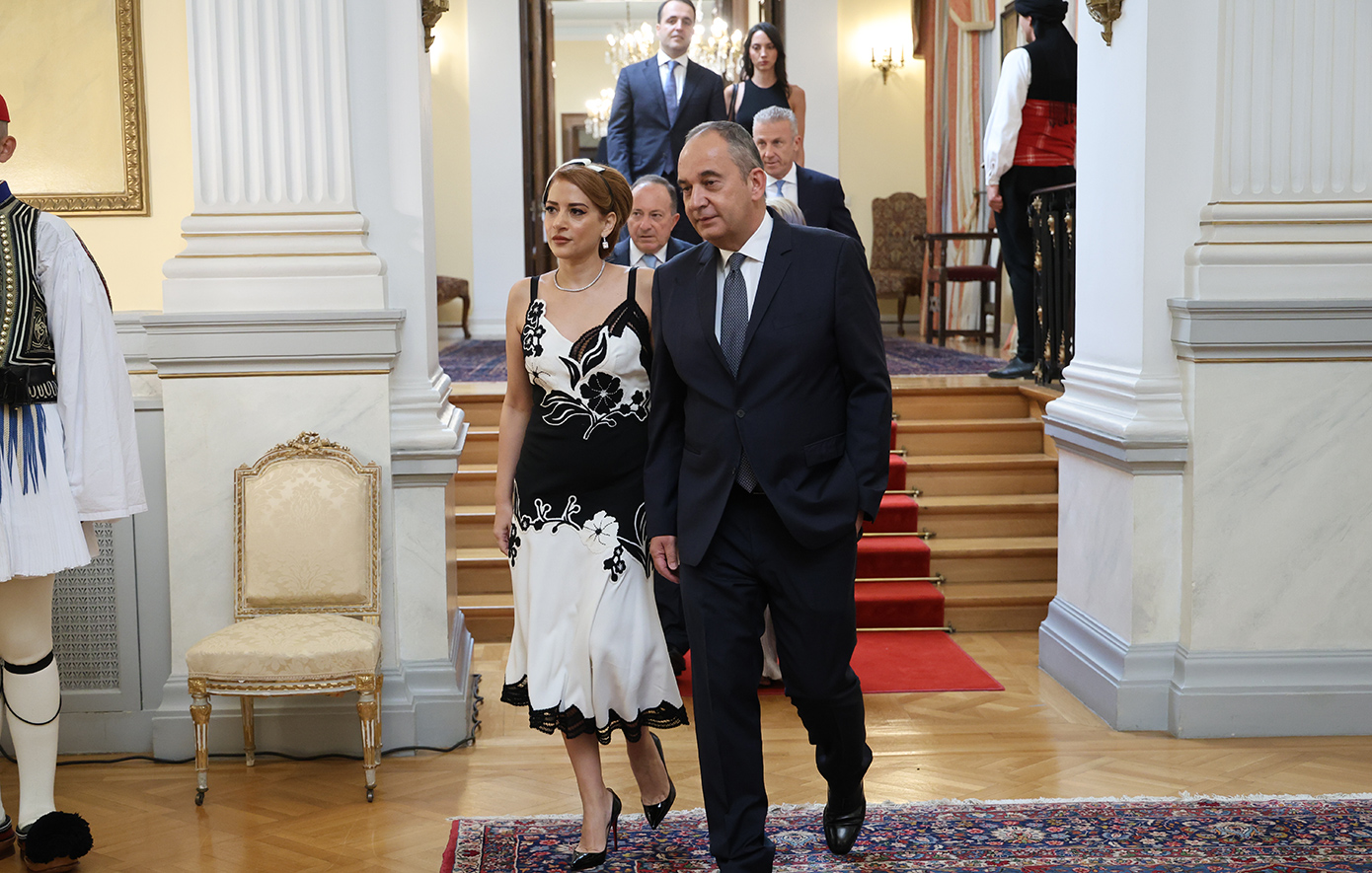 δεξίωση στο Προεδρικό Μέγαρο για την 52η επέτειο αποκατάστασης της Δημοκρατίας