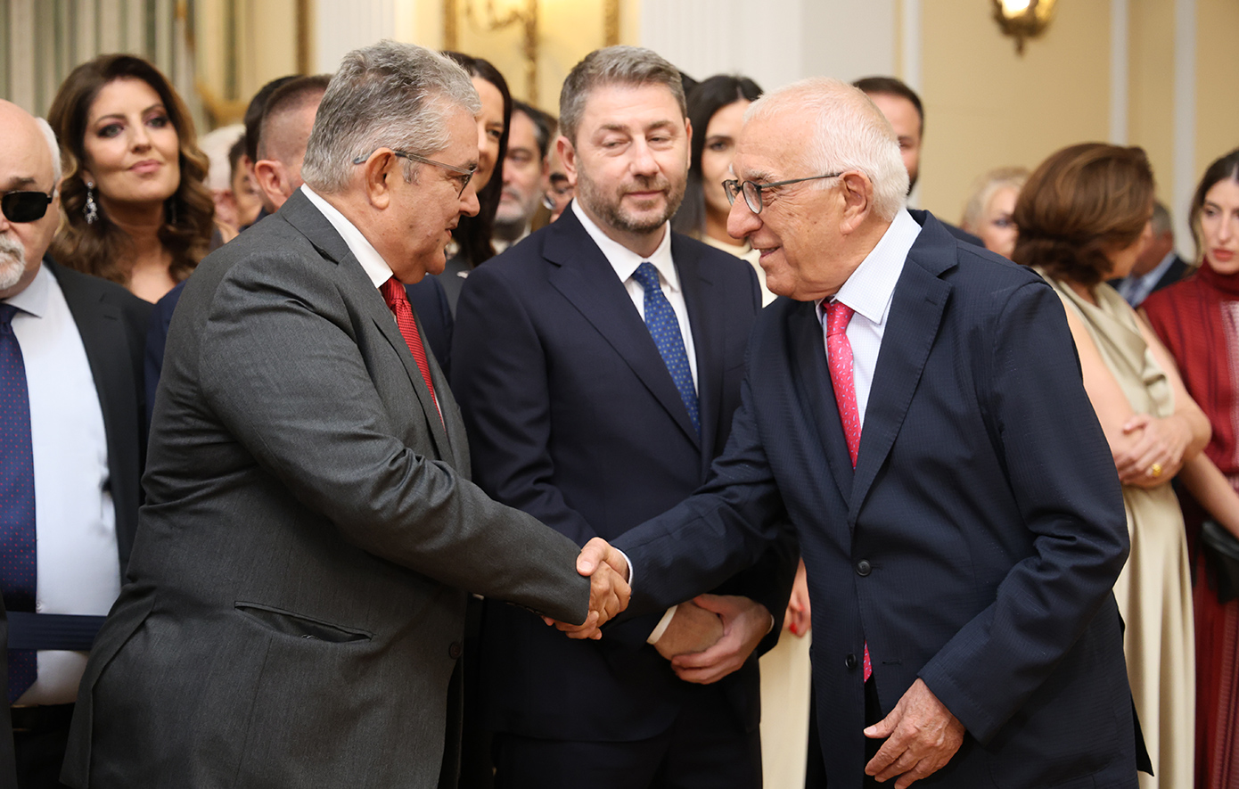 δεξίωση στο Προεδρικό Μέγαρο για την 52η επέτειο αποκατάστασης της Δημοκρατίας