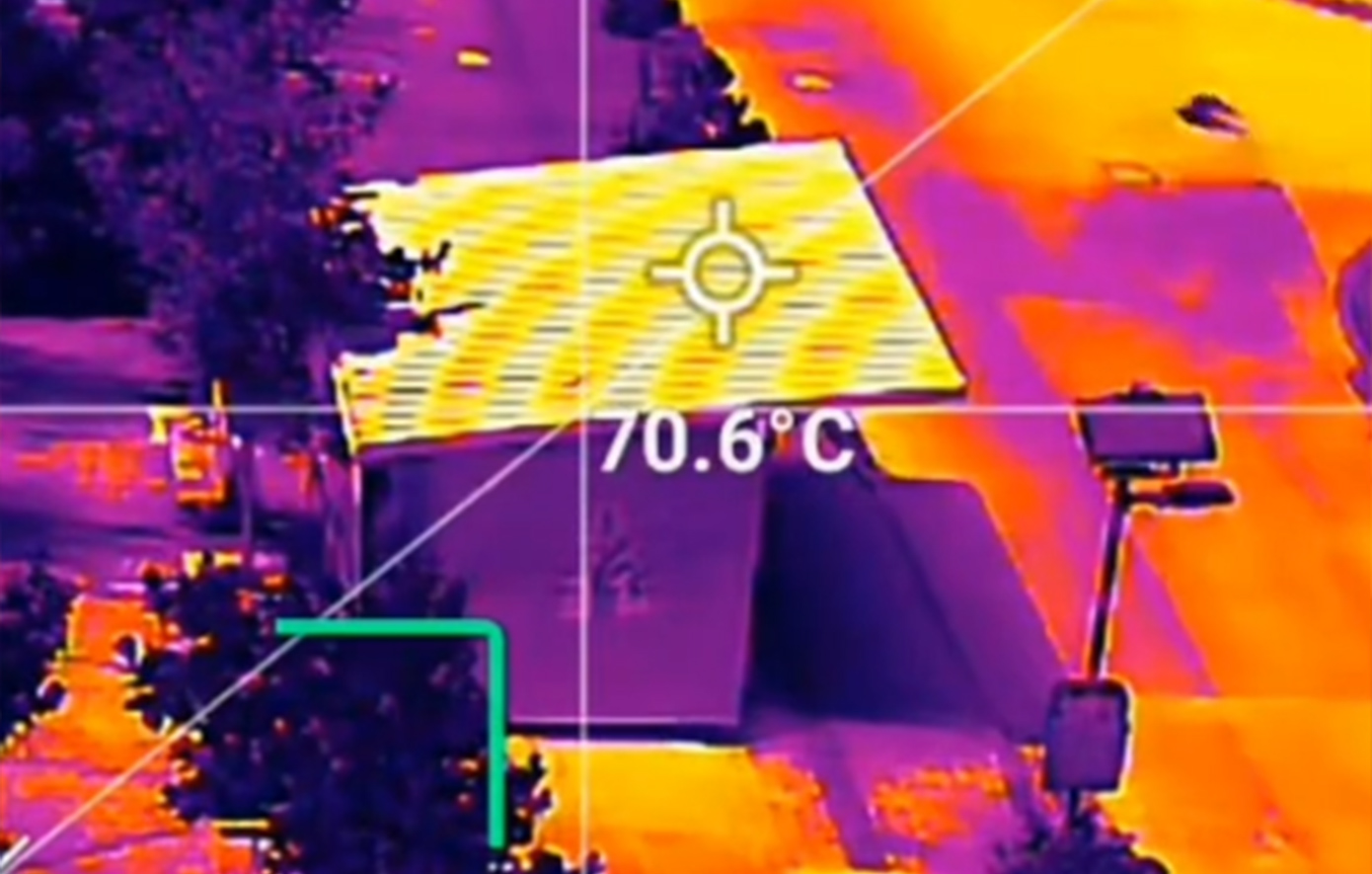 Θερμικό drone κατέγραψε έως 70,6°C στις επιφάνειες στο κέντρο της Λαμίας &#8211; Δείτε φωτογραφίες
