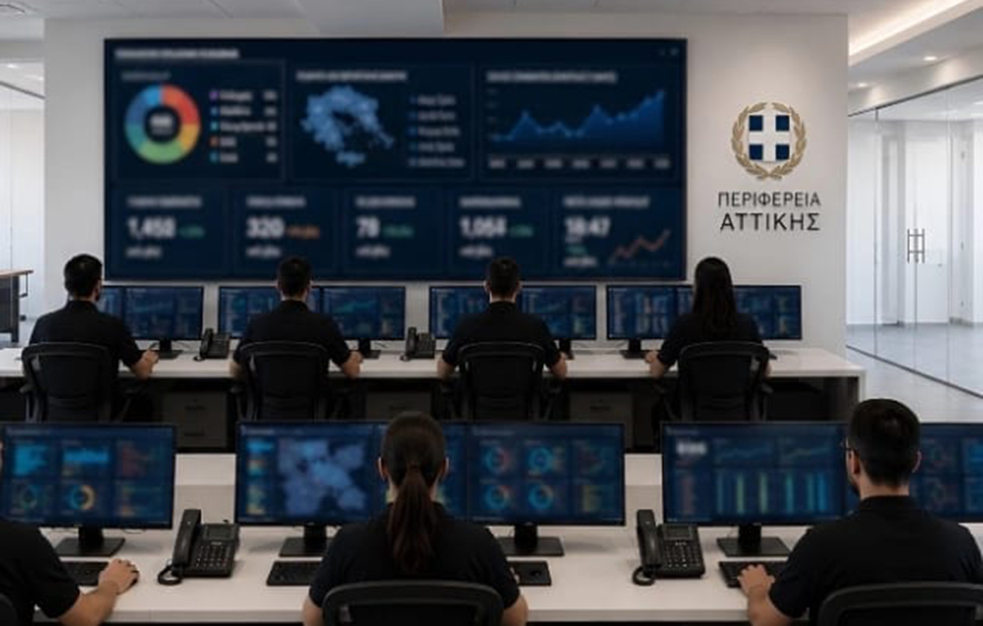 Ψηφιακό «Πύργο Ελέγχου» αποκτά η Περιφέρεια Αττικής για ολα τα έργα της!