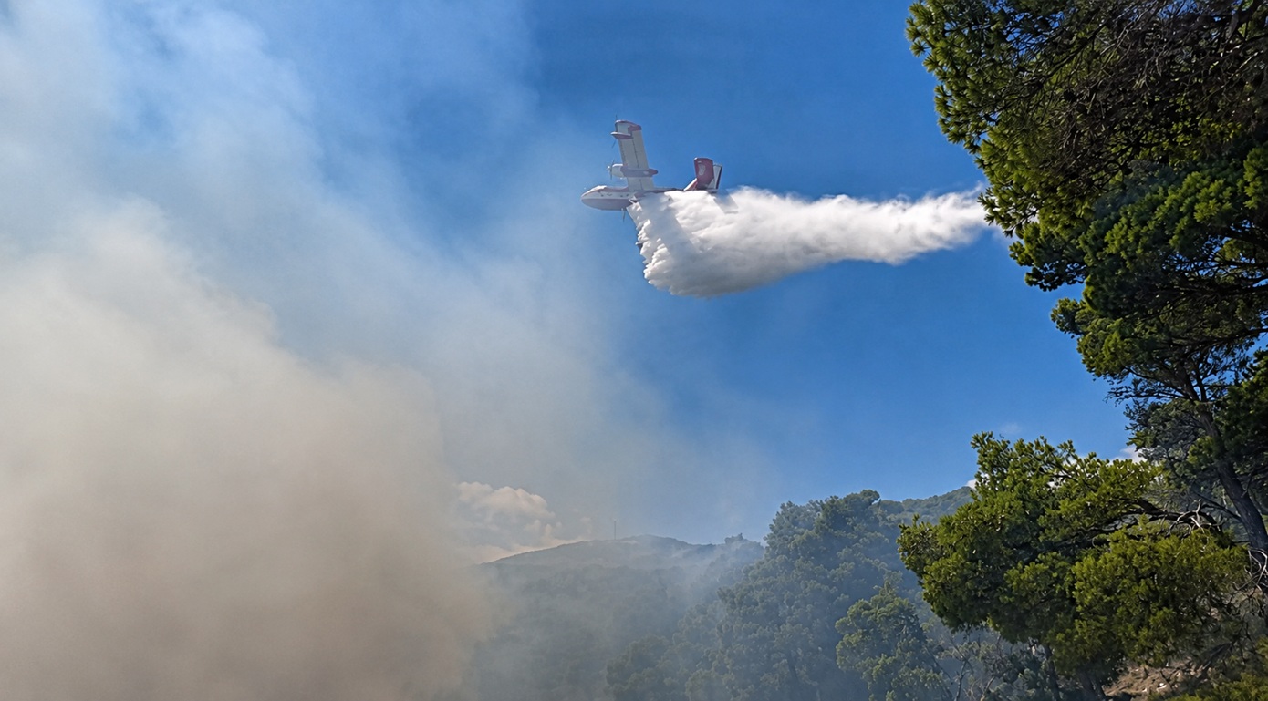 Φωτιά στη Δυτική Αττική: Καίγονται σπίτια στο Κρύο Πηγάδι &#8211; Κρίσιμη μάχη για τα Βίλια &#8211; Μπήκαν στην κατάσβεση τα Canadair