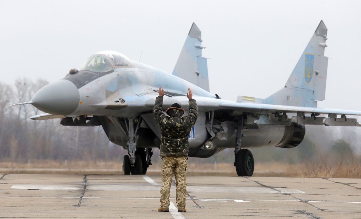 Μαχητικό αεροσκάφος MiG-29 συνετρίβη στην Οδησσό – Διασώθηκε ο πιλότος