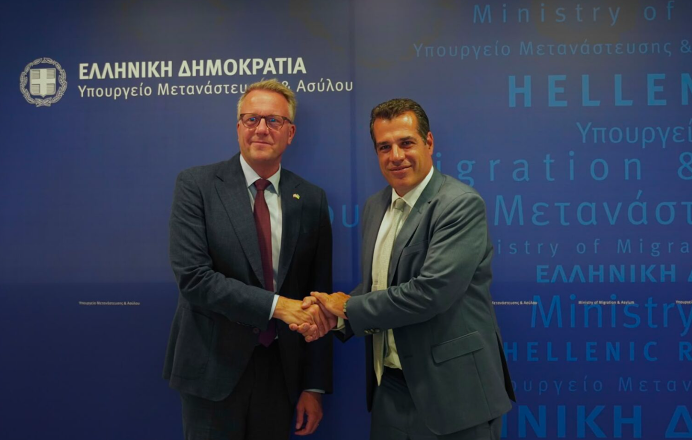 Συνάντηση Πλεύρη με τον Δανό υπουργό Μετανάστευσης