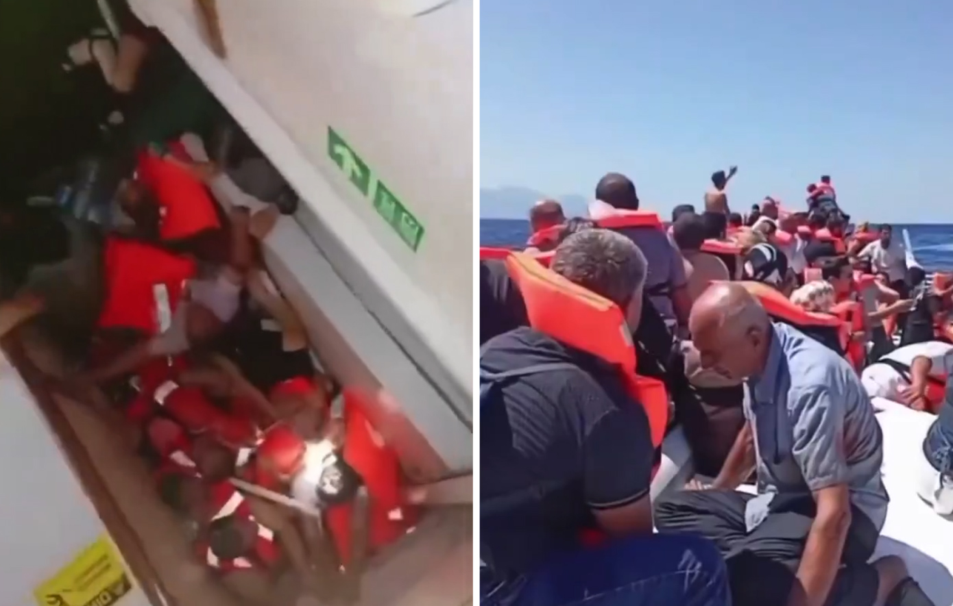 «Μήπως είναι ο γιος μου;»: Νέο σοκαριστικό βίντεο από τις κραυγές αγωνίας στο βυθιζόμενο καταμαράν &#8211; Απόγνωση στην Κερύνεια με γονείς που ψάχνουν τα παιδιά τους