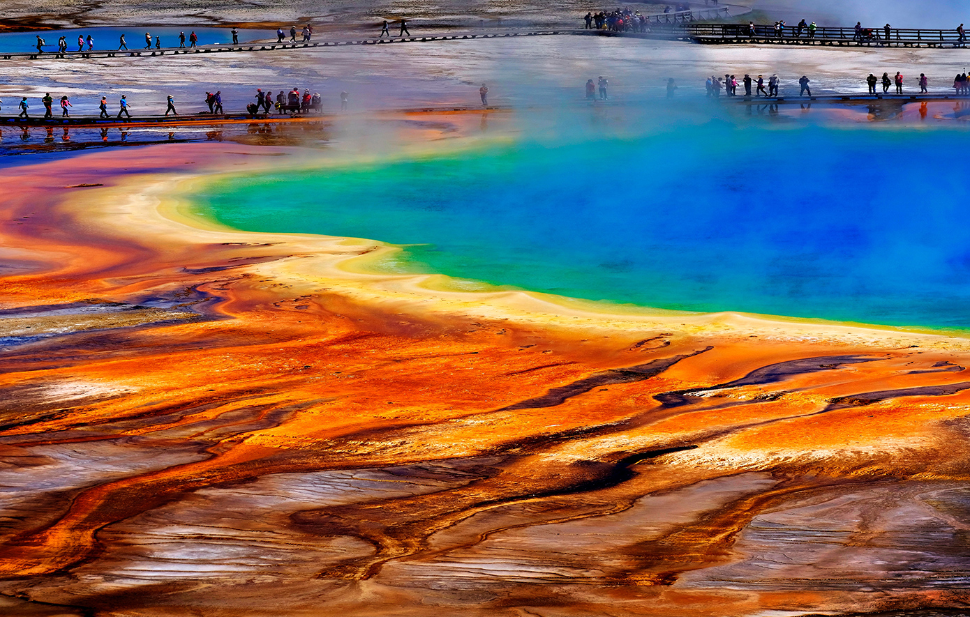 Grand Prismatic Spring yellowstone ΗΠΑ