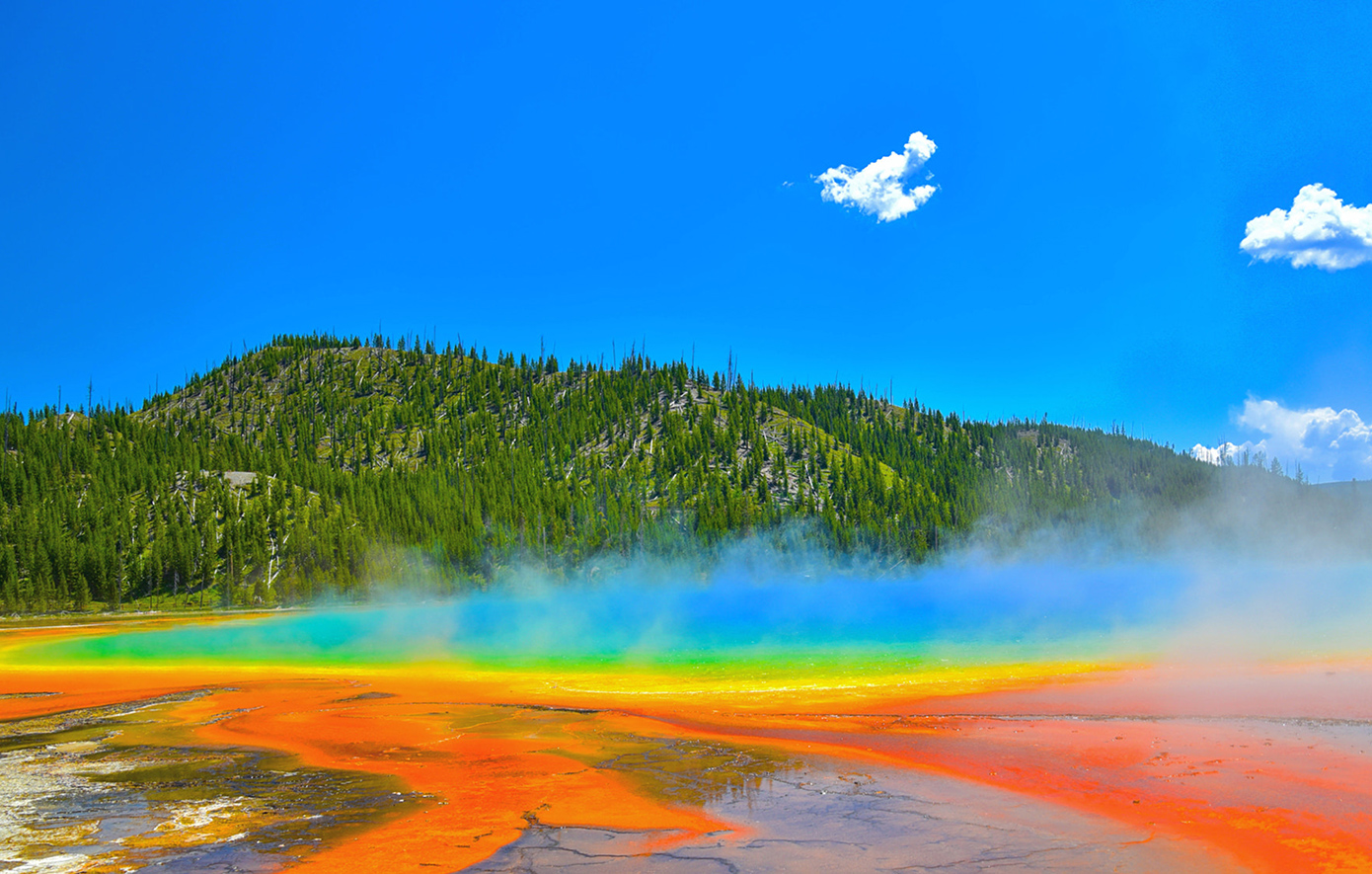 Grand Prismatic Spring yellowstone ΗΠΑ