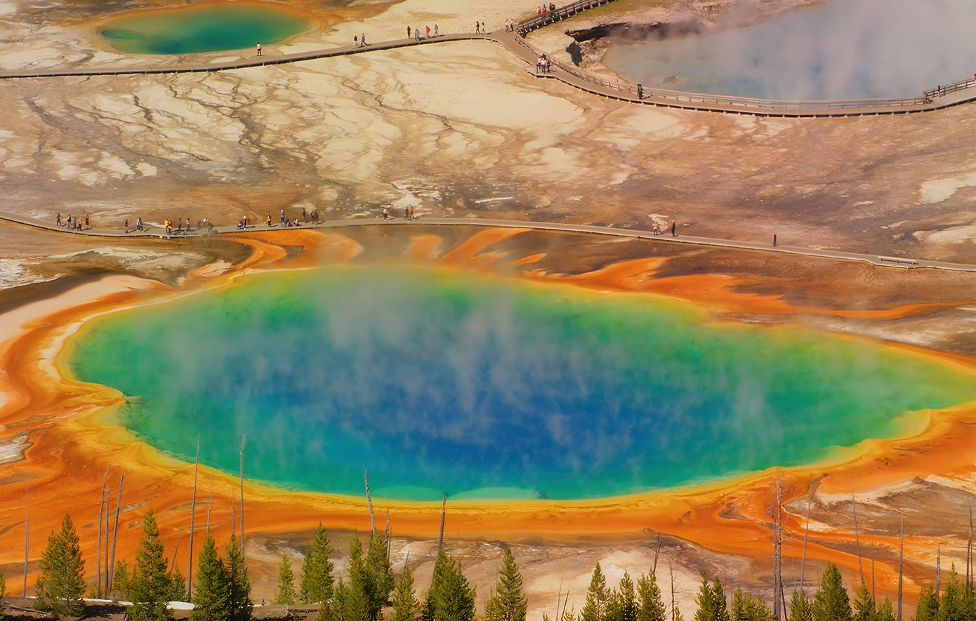 Grand Prismatic Spring yellowstone ΗΠΑ