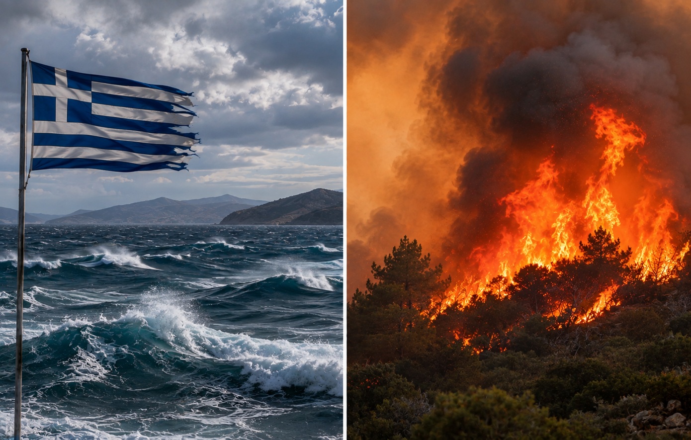 Eφιαλτικό κοκτέιλ για πυρκαγιές &#8211; 40άρια, ξερή καύσιμη ύλη και ισχυρό μελτέμι μέχρι τον Δεκαπενταύγουστο