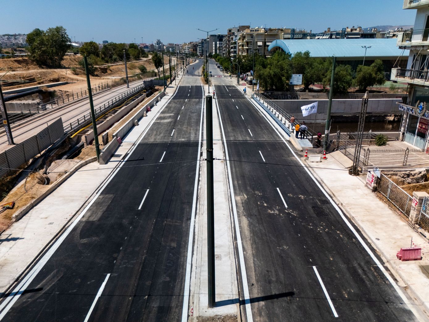 Στην κυκλοφορία η νέα οδική γέφυρα στη Λεωφόρο Εθνάρχου Μακαρίου, στο ύψος του Ιλισσού ποταμού