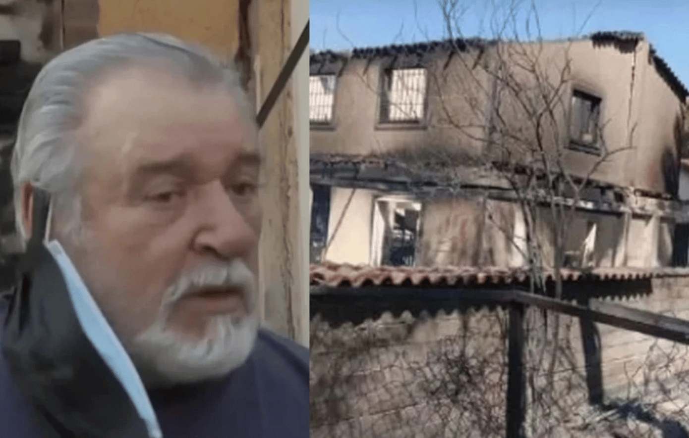 Ο Τάσος Χαλκιάς για την απώλεια του σπιτιού του μετά τη φωτιά στο Πόρτο Γερμενό: «Μέγιστα μίκρυνες ζωή, κοντεύεις να τελειώσεις»