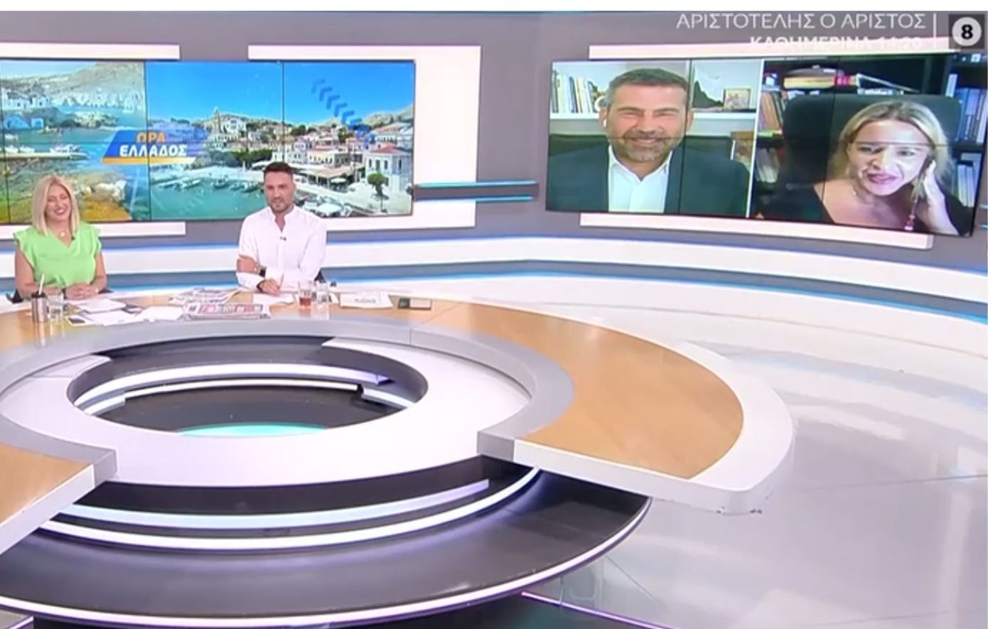 «Με συγχωρείτε, δεν μπορώ να κάνω κάτι άλλο» &#8211; Ο μικρός γιος της Μαριζέτας Αντωνοπούλου δεν την άφηνε να μιλήσει