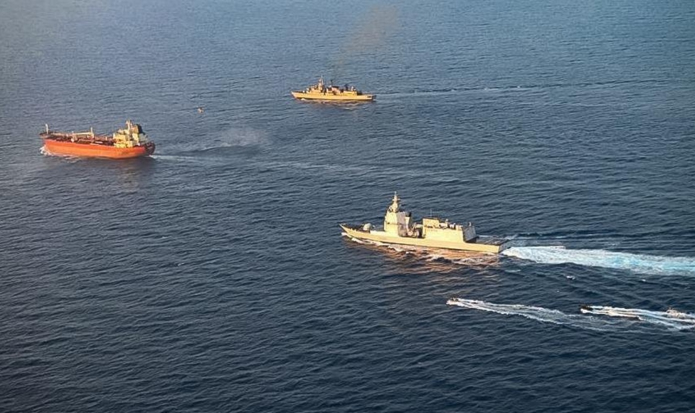Ευρωπαϊκή ναυτική δύναμη έκανε έλεγχο σε ένα τάνκερ του ρωσικού «σκιώδους στόλου» στη Μεσόγειο