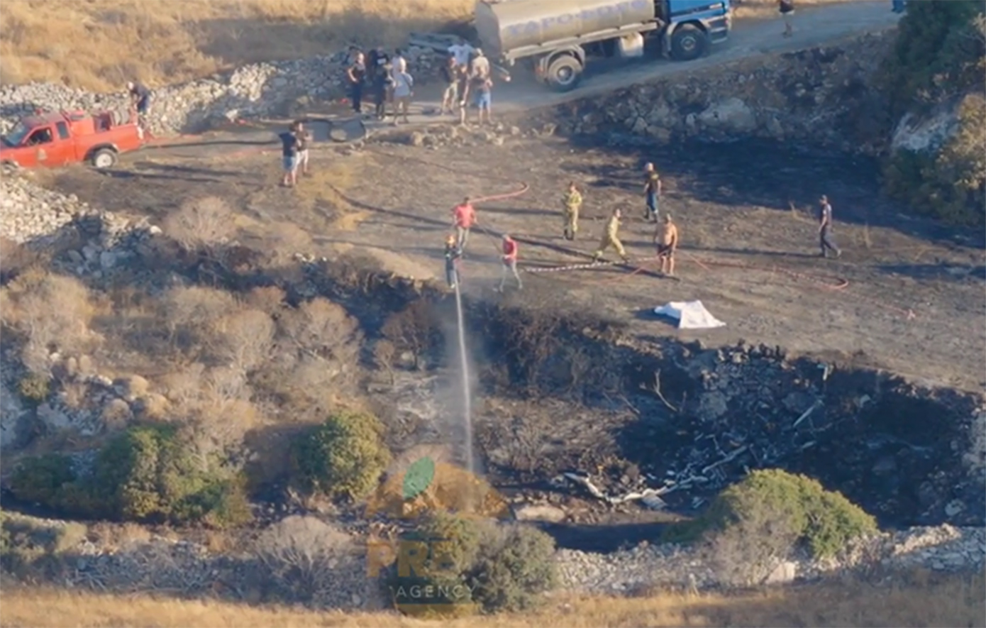 «Γύριζε γύρω από τον εαυτό του και έπεσε» &#8211; Συγκλονιστική μαρτυρία για τη συντριβή του ελικοπτέρου στη Σίφνο