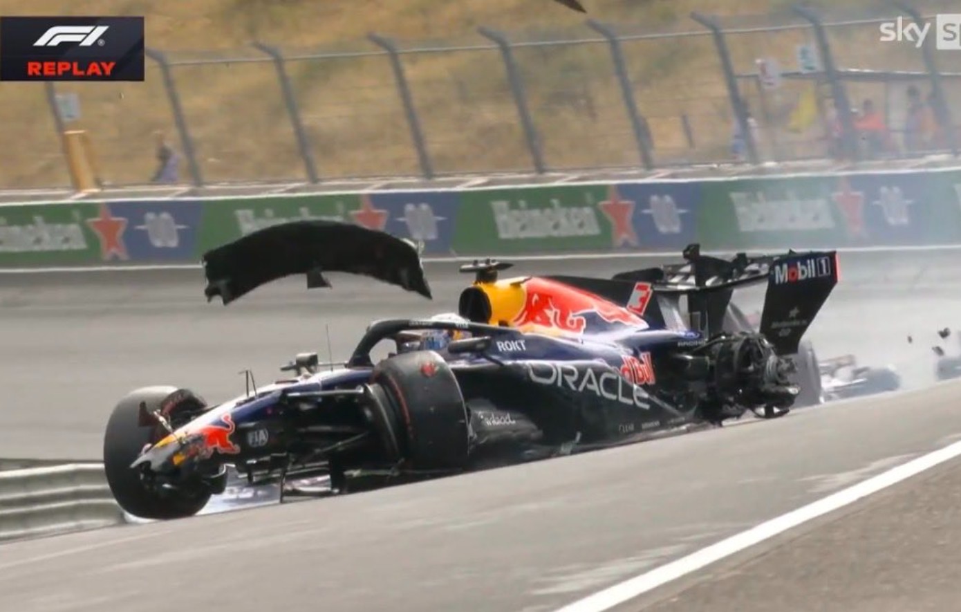 Formula 1: Ο Φερστάπεν έπεσε στον τοίχο, προσωρινή διακοπή στο γκραν πρι της Ολλανδίας