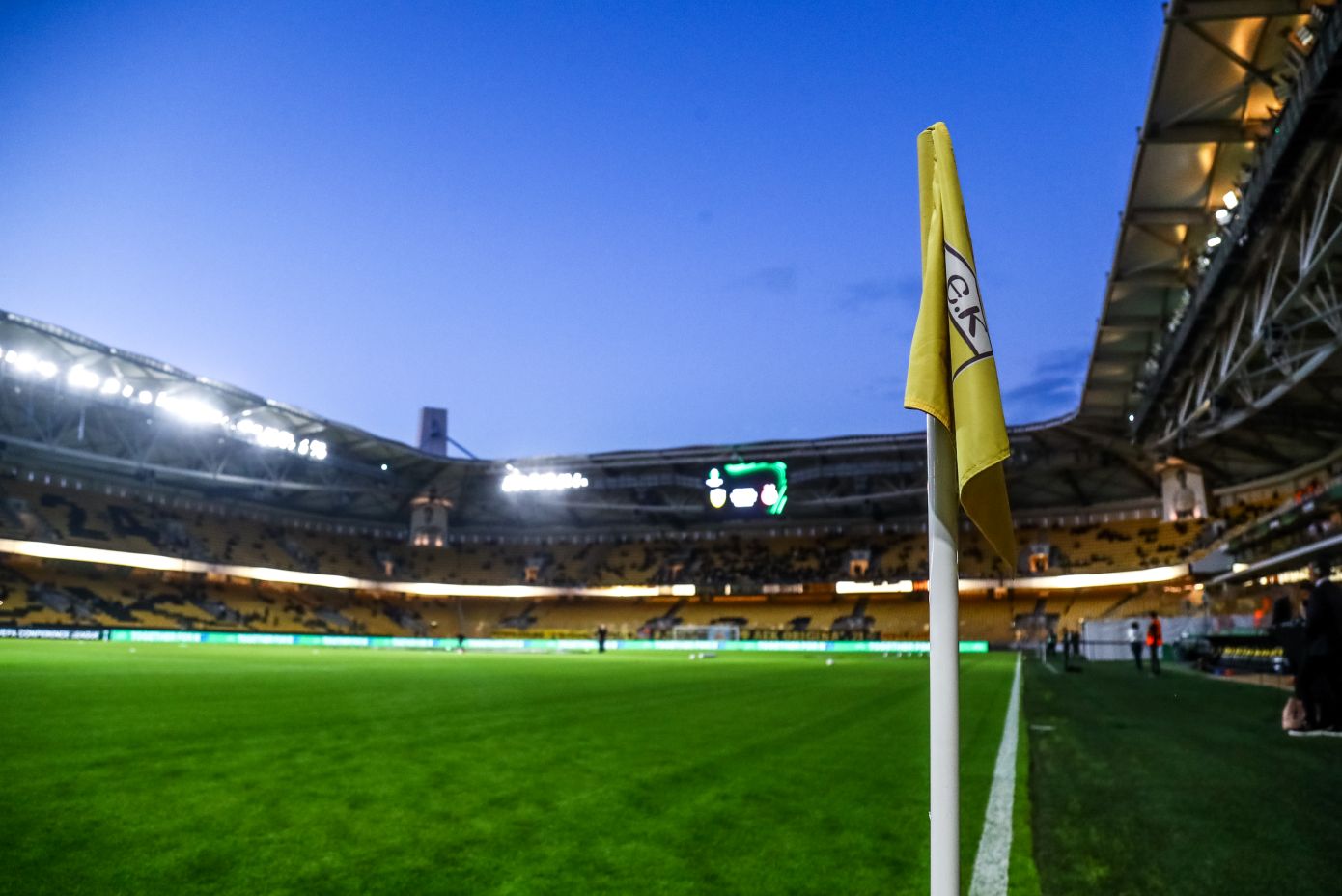 ΑΕΚ: Εργασίες στον χλοοτάπητα της Allwyn Arena