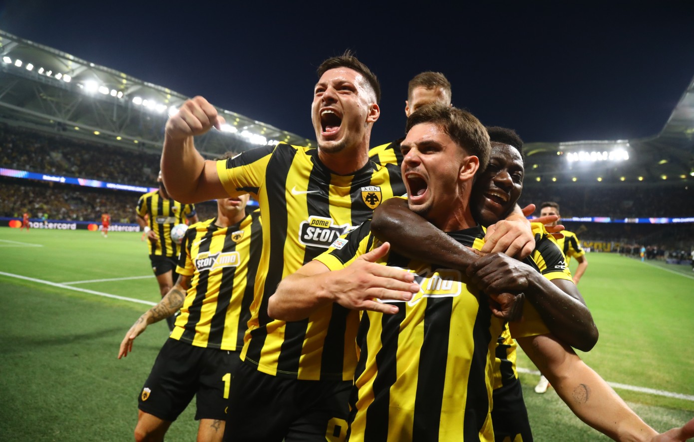 Η ΑΕΚ μπήκε με νίκη στο Champions League: 1-0 τη ΛΑΣΚ Λίντσερ με γκολάρα του Μαρίν