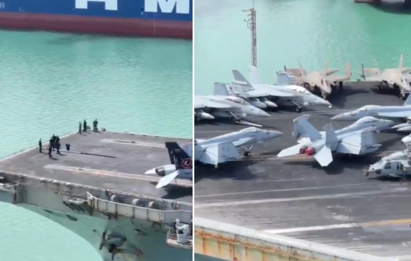 Σαν να βγήκε από την κόλαση το USS Abraham Lincoln και το πλήρωμά του έπειτα από 286 ημέρες στη θάλασσα &#8211; Σκουριά, φύκια και ψυχική εξουθένωση