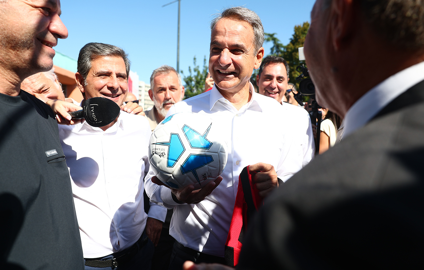 Ο επικός διάλογος του Κυριάκου Μητσοτάκη με τον πρόεδρο της ποδοσφαιρικής ομάδας «Απόλλων Καλαμαριάς»