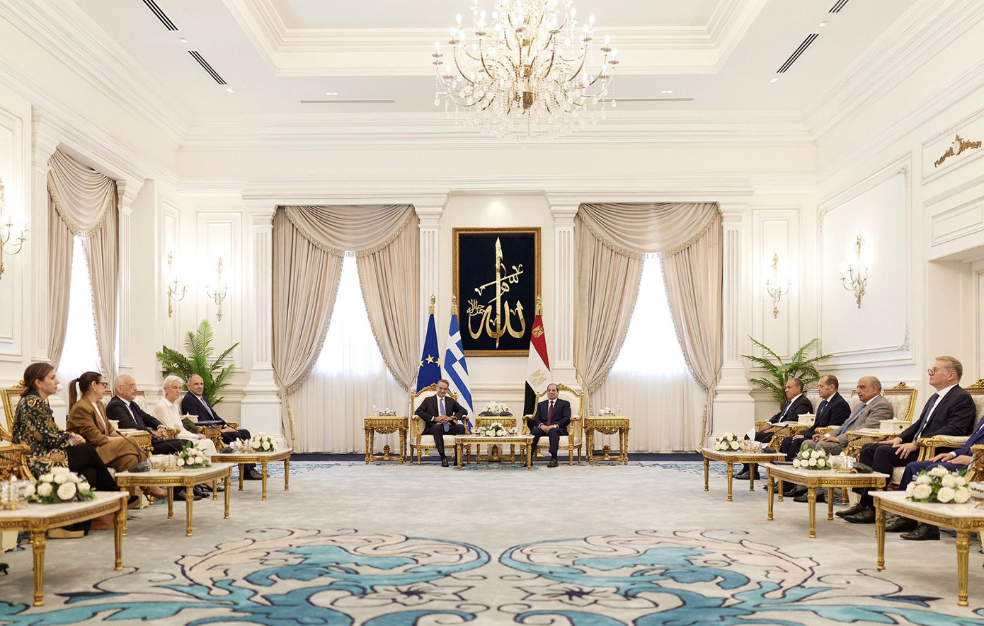 Στο Ελ Αλαμέιν ο Κυριάκος Μητσοτάκης για την τριμερή συνάντηση Ελλάδας - Κύπρου - Αιγύπτου