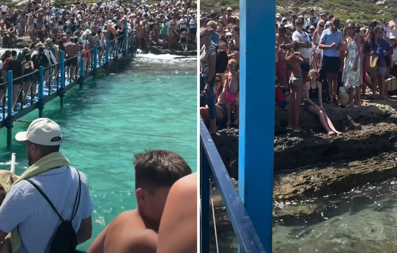 «Κόλαση επί γης» χαρακτήρισαν την παραλία Μπάλο οι τουρίστες μετά τις απίστευτες εικόνες χάους