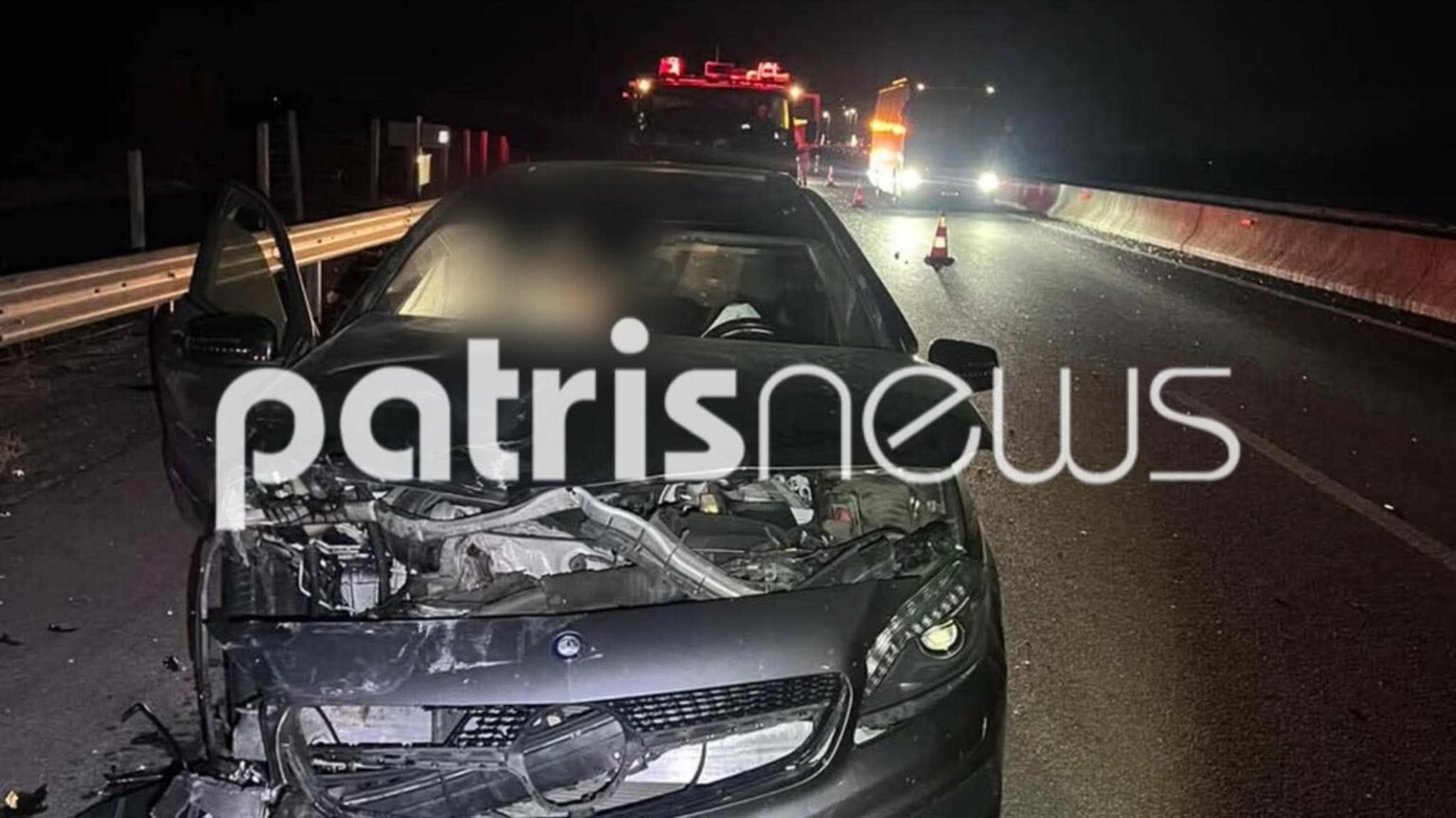 Σοβαρό τροχαίο στην Ολυμπία Οδό κοντά στην έξοδο Βάρδας &#8211; Συγκρούστηκαν δύο αυτοκίνητα