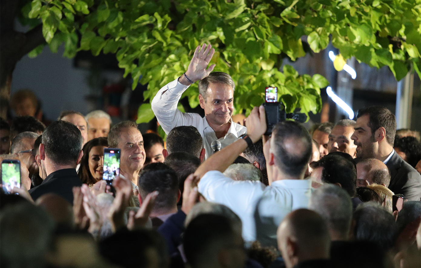 Μητσοτάκης από Βριλήσσια: «Η αυτοδυναμία είναι μονόδρομος» – «Δεν μπορούμε να διαχειριζόμαστε κρίσεις με παζάρια και εκπτώσεις»