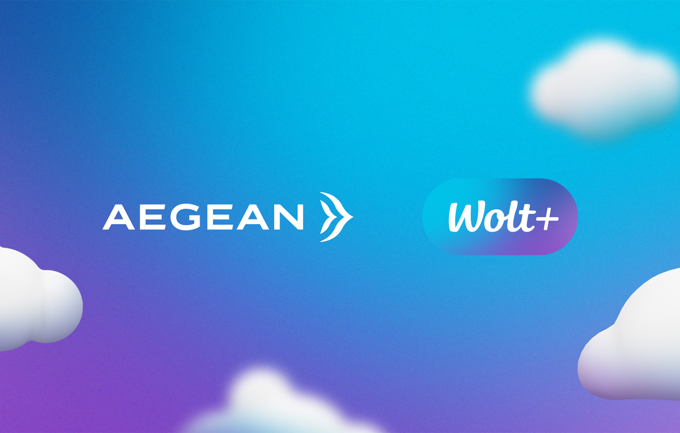 Το Miles+Bonus της AEGEAN συναντά το Wolt+ – Δωρεάν συνδρομή έως 8 μήνες και επιβράβευση σε μίλια