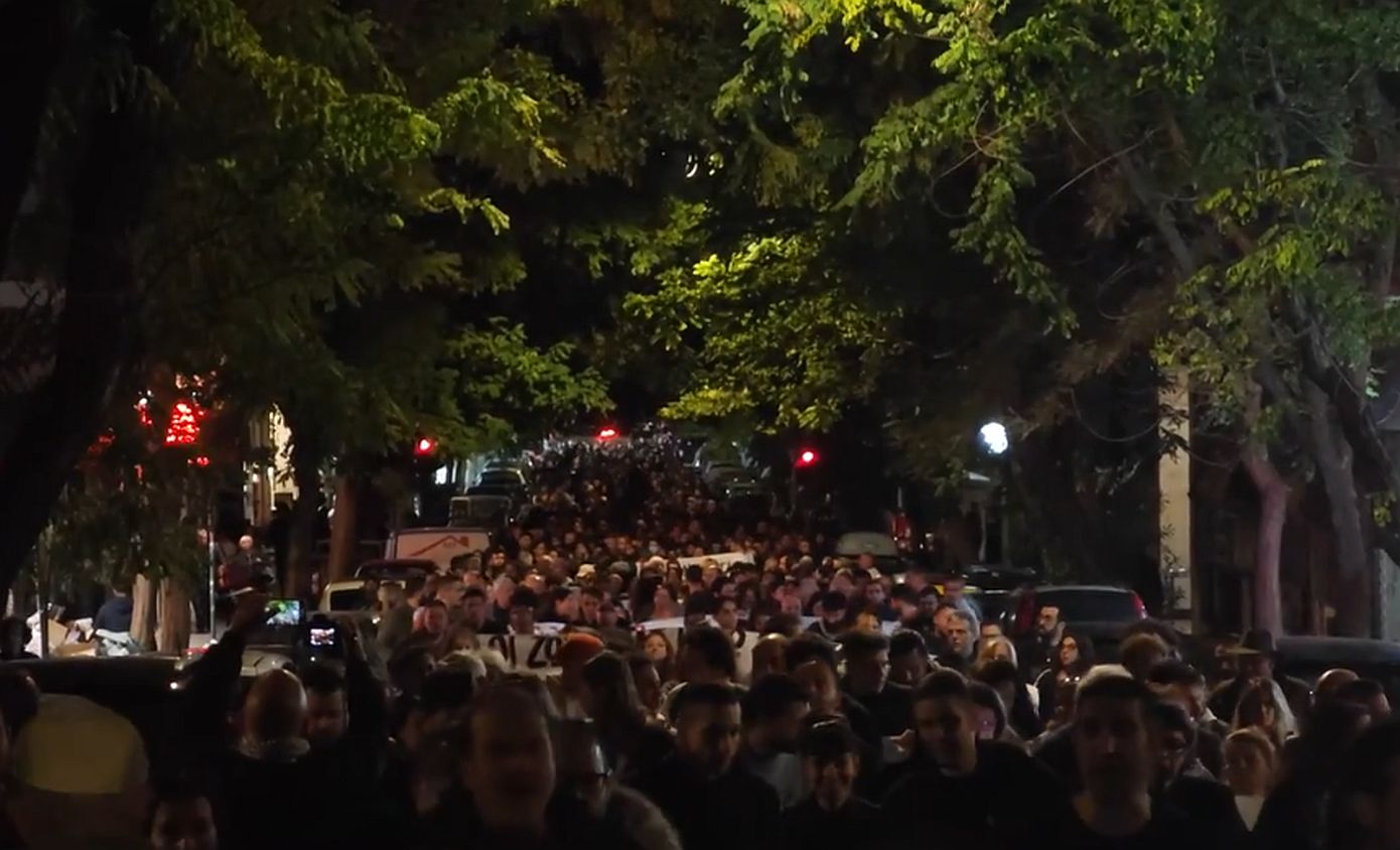Μεγάλη πορεία στην Κυψέλη για τα έργα του Μετρό, δείτε βίντεο