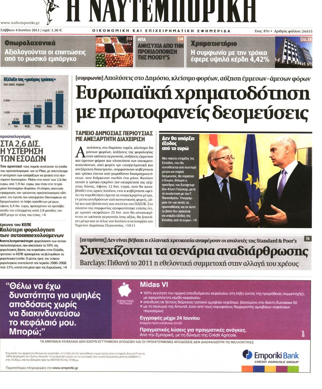 Εξώφυλο εφημερίδας ΝΑΥΤΕΜΠΟΡΙΚΗ Fri, 03 Jun 2011 21:00:00 GMT