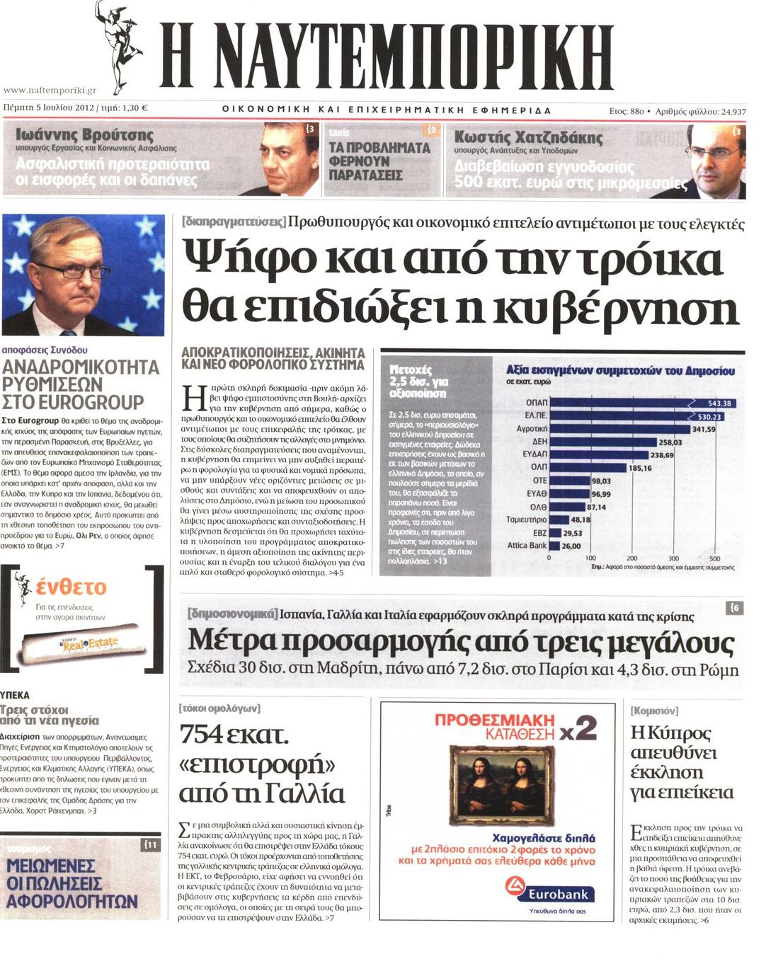 Εξώφυλο εφημερίδας ΝΑΥΤΕΜΠΟΡΙΚΗ Wed, 04 Jul 2012 21:00:00 GMT