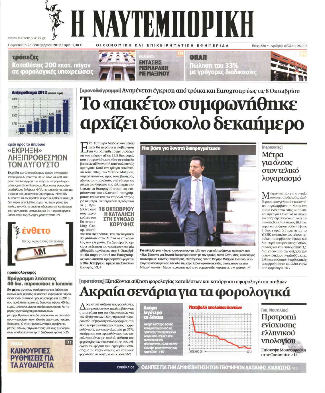 Εξώφυλο εφημερίδας ΝΑΥΤΕΜΠΟΡΙΚΗ Thu, 27 Sep 2012 21:00:00 GMT