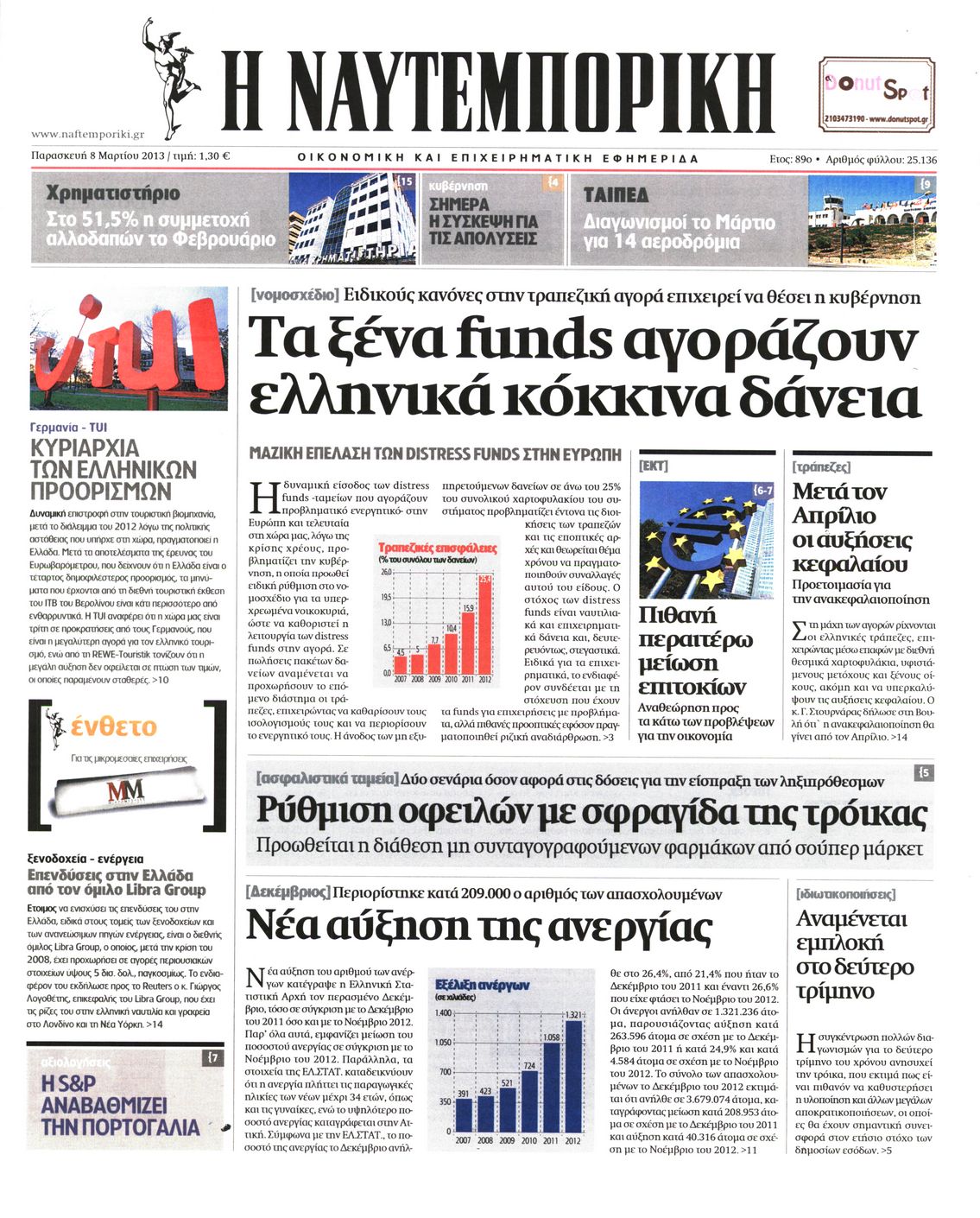 Εξώφυλο εφημερίδας ΝΑΥΤΕΜΠΟΡΙΚΗ Thu, 07 Mar 2013 22:00:00 GMT