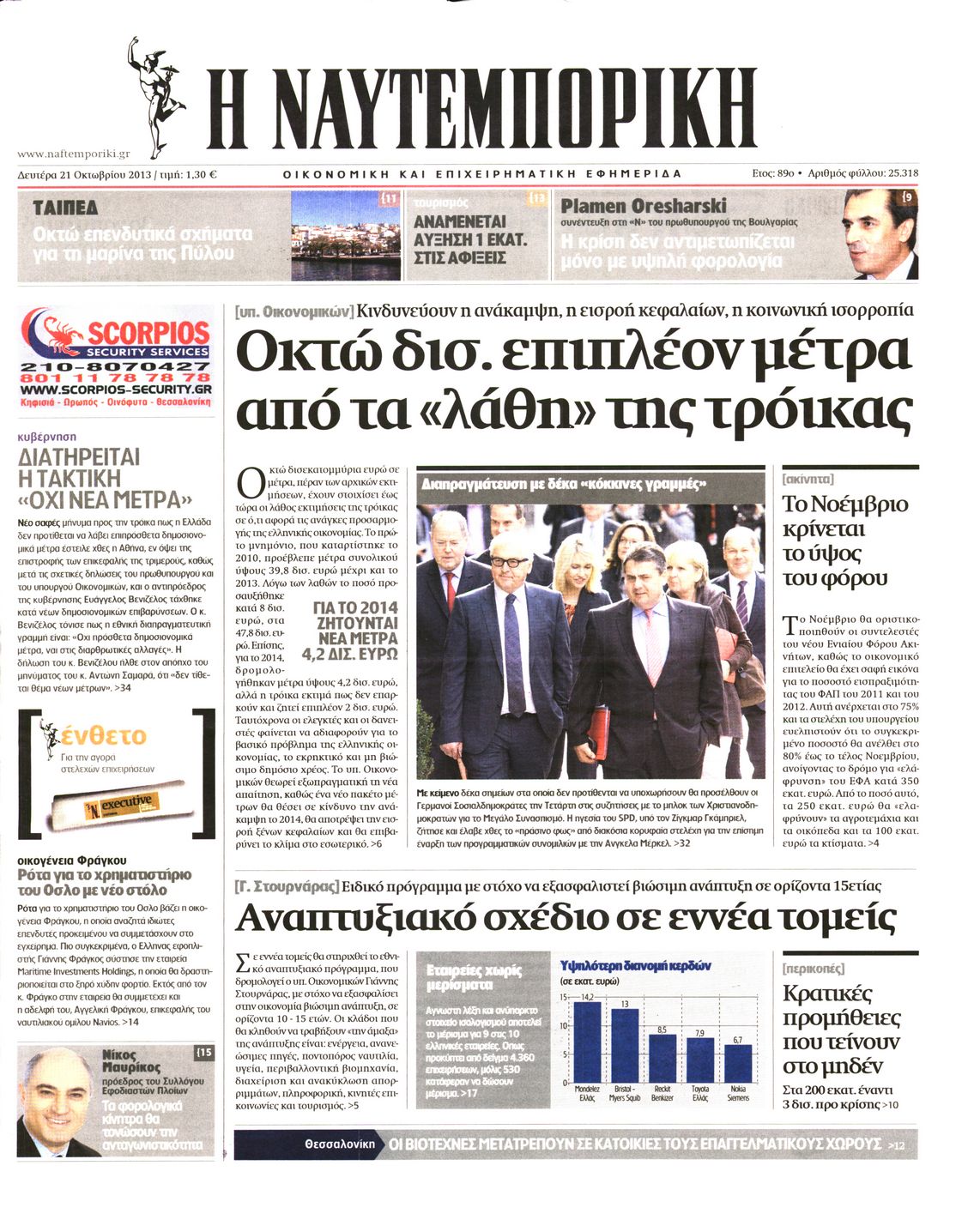 Εξώφυλο εφημερίδας ΝΑΥΤΕΜΠΟΡΙΚΗ Sun, 20 Oct 2013 21:00:00 GMT