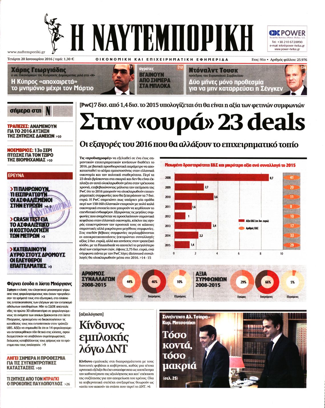 Εξώφυλο εφημερίδας ΝΑΥΤΕΜΠΟΡΙΚΗ Tue, 19 Jan 2016 22:00:00 GMT