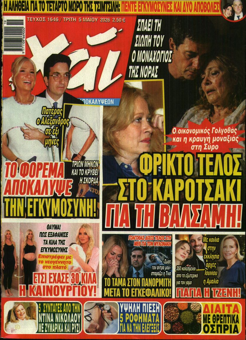 Εξώφυλο εφημερίδας ΧΑΙ 2026-05-05