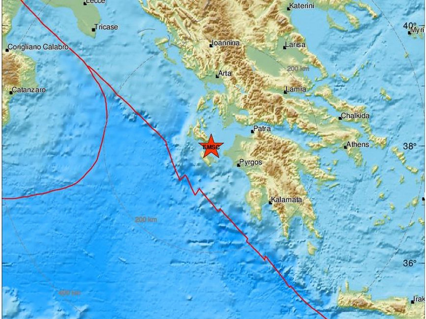 Ισχυρός σεισμός στη Ζάκυνθο
