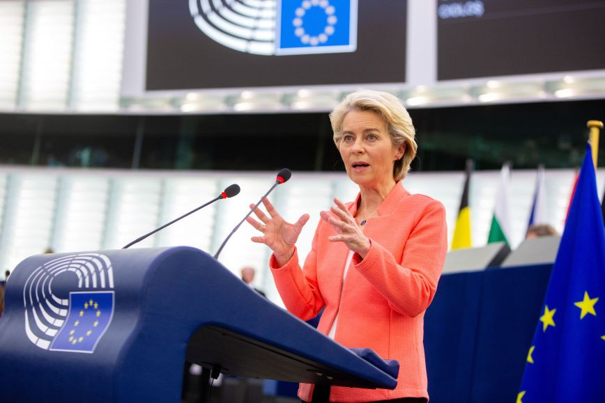 Von der Leyen spoke for stricter sanctions against migrant smugglers and a single European coordination center