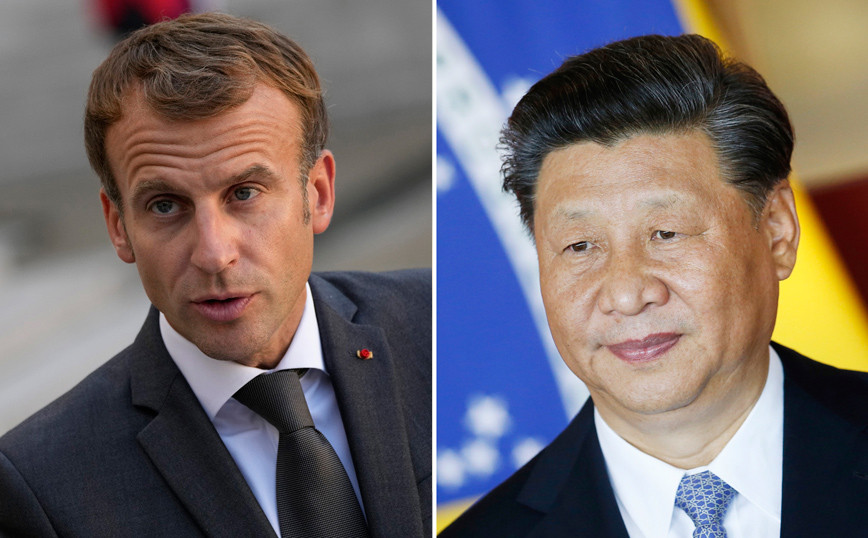 Macron Xi Jinping