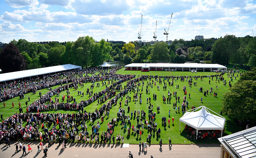 Britain: Receptions return to the Royal Gardens but without Queen Elizabeth