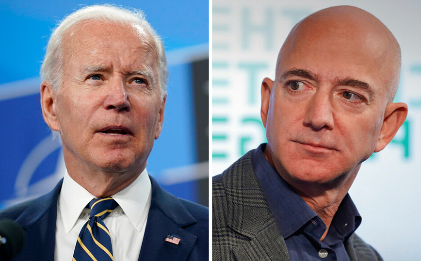 Jeff Bezos and the White House are fighting over fuel prices on Twitter