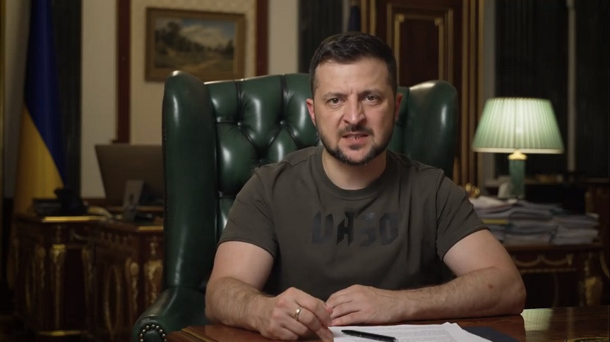 Volodymyr Zelensky: They were singing about Zaporizhia, while they were killing innocents – These are not people