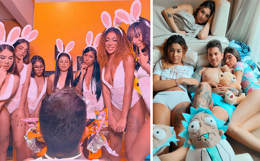 Brazilian…Hugh Hefner With 8 Wives Sets Up ‘Free Love Mansion’ And Neighbors Are Furious – ‘Get Out Demonic Family’