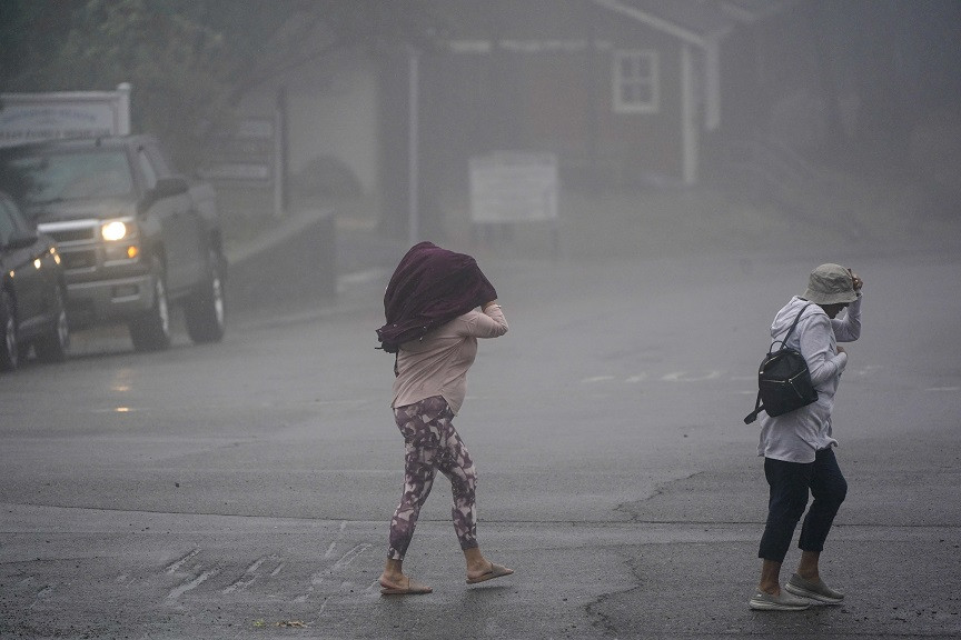 California: Facing threat of flooding as flames sweep through