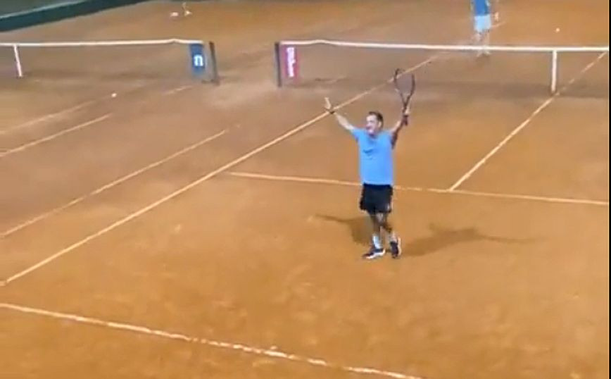 Γεωργιάδης: Πέρασε στους «32» σε τουρνουά τένις και το πανηγύρισε – Πάμε για τους 16